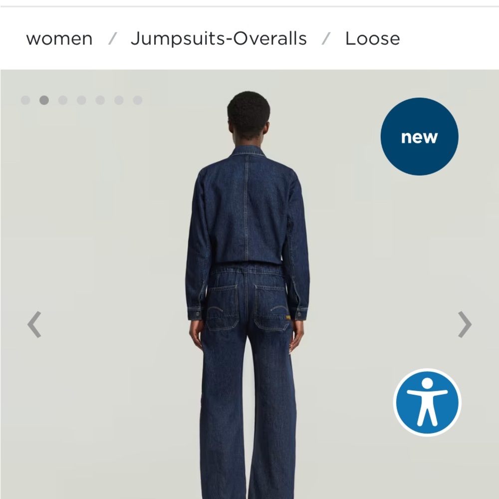 G-Star Indigo Denim with Charcoal Patch